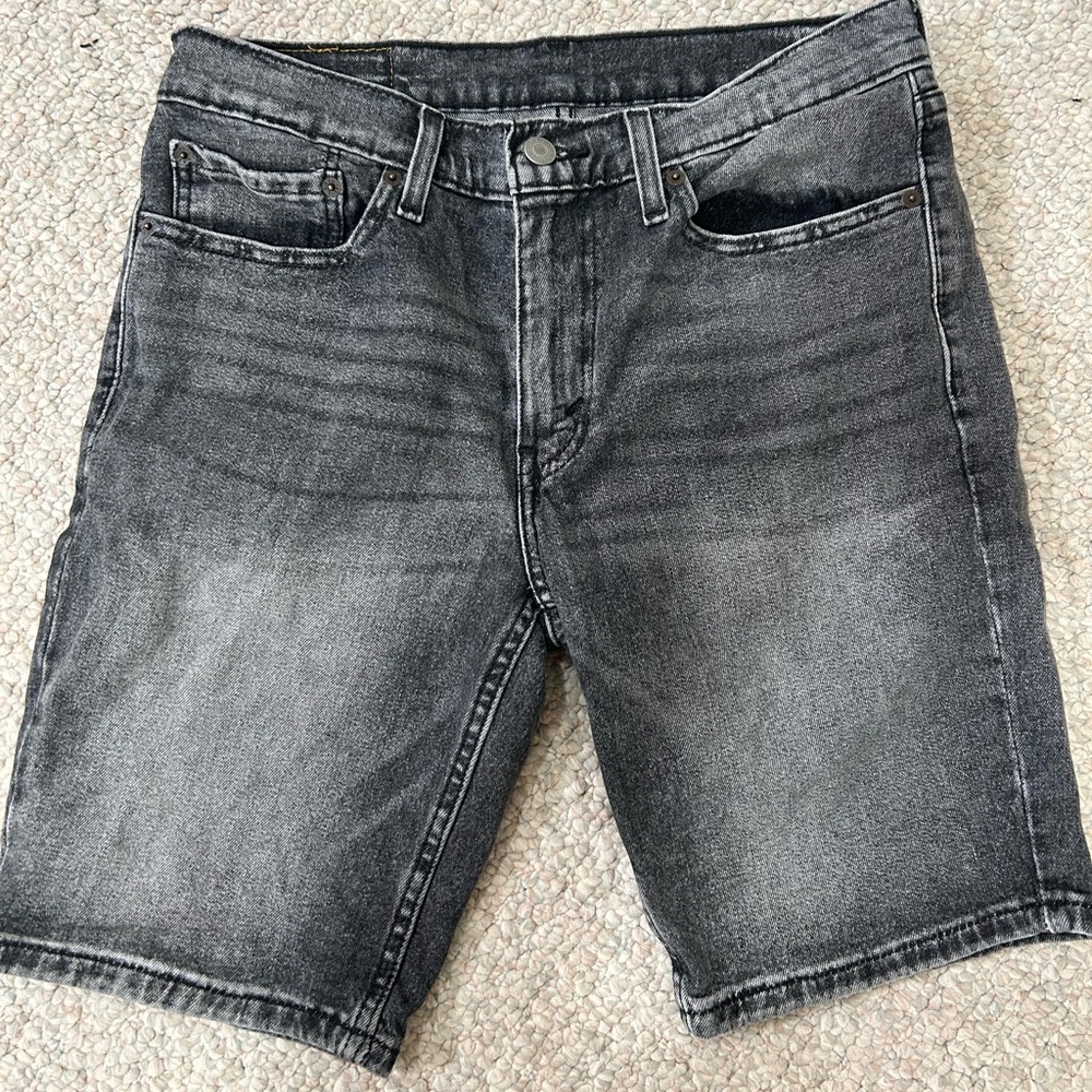 Men’s Levi Shorts in black jean